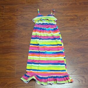 Place Multicolor Striped Kids Dress
